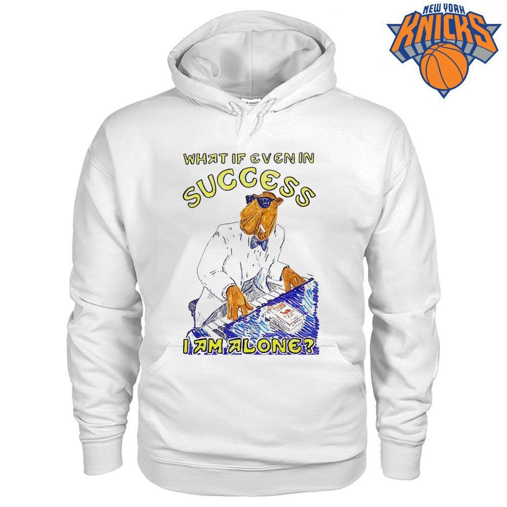 What If Even In Success I Am Alone Joe Camel Piano Playing Cigarette Meme Shirt