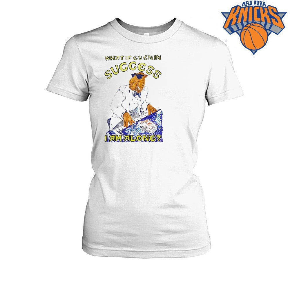 What If Even In Success I Am Alone Joe Camel Piano Playing Cigarette Meme Shirt