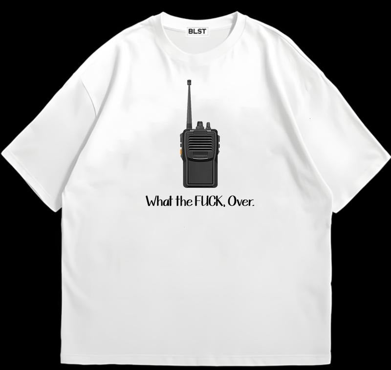 What The Fck Over Funny T-Shirt Soft Cotton Fabric Cotton and Machine Washable Hoodie, Sweatshirt | HypeDripTees.com