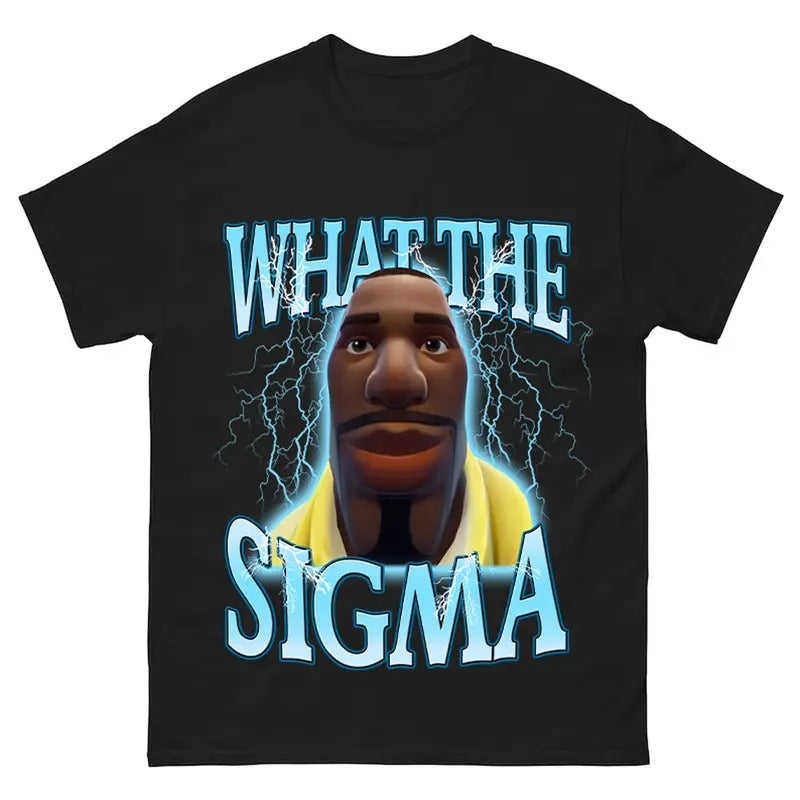 What The Sigma Funny Meme T-Shirt, Sweatshirt, Retro Style, Ideal for Fortnite Fans Hoodie | HypeDripTees.com