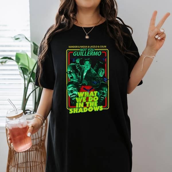 What We Do In The Shadow Shirt Nandor Nadja And Laszlo Shirt Halloween Movie Shirt Hoodie, Sweatshirt | HypeDripTees.com