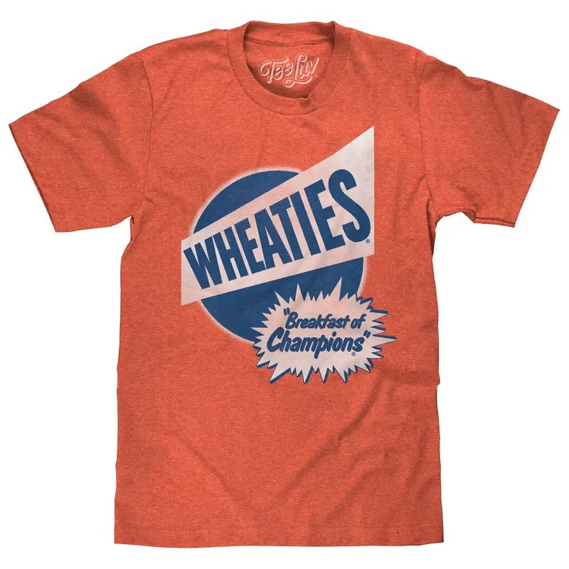 Wheaties Breakfast of Champions T-Shirt - Orange Hoodie, Sweatshirt | HypeDripTees.com