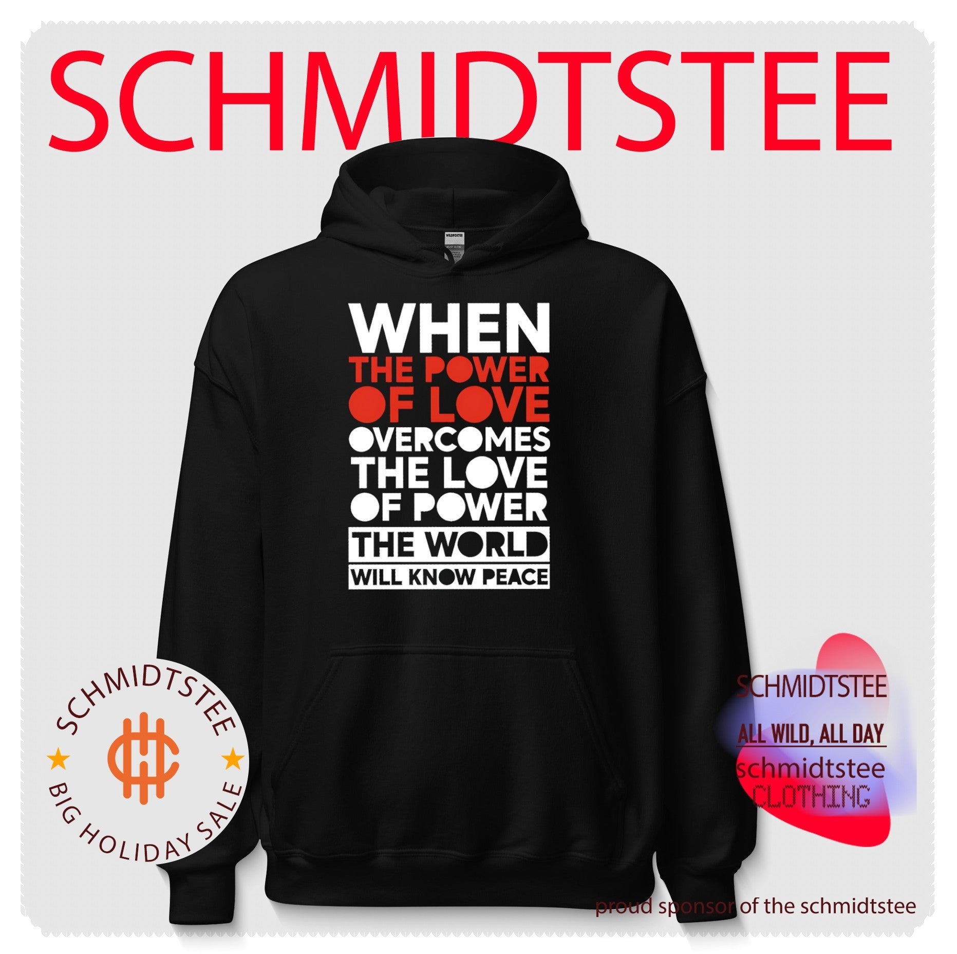 When the power of love overcomes the love of power the world will know peace shirt
