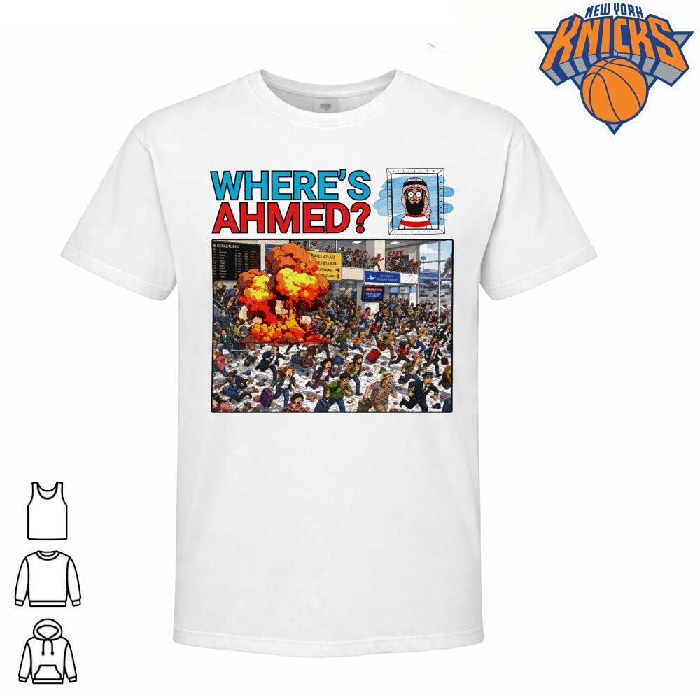 Where Is Ahmed Skyline Airport Explosion Meme Shirt