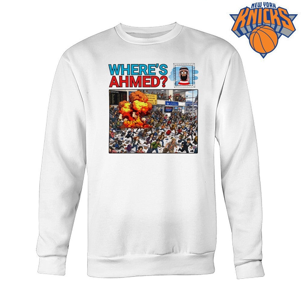 Where Is Ahmed Skyline Airport Explosion Meme Shirt