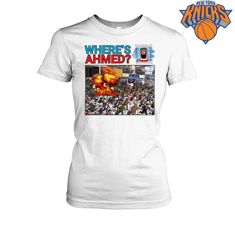 Where Is Ahmed Skyline Airport Explosion Meme Shirt