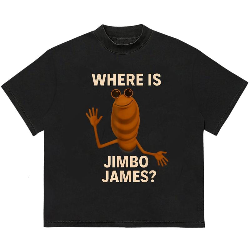 Where Is Jimbo James T-Shirt Perfect Gift for Fans Cozy Graphic T-Shirt for Chilly Days Hoodie, Sweatshirt | HypeDripTees.com