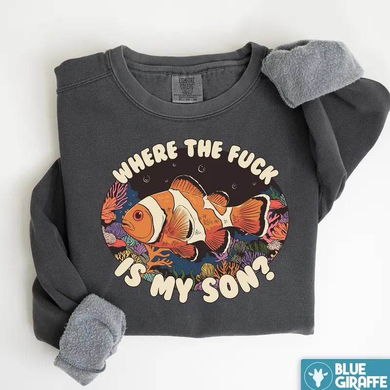 Where Is My Son Premium Heavyweight Sweatshirt - Hoodies & Sweaters T-Shirts | HypeDripTees.com
