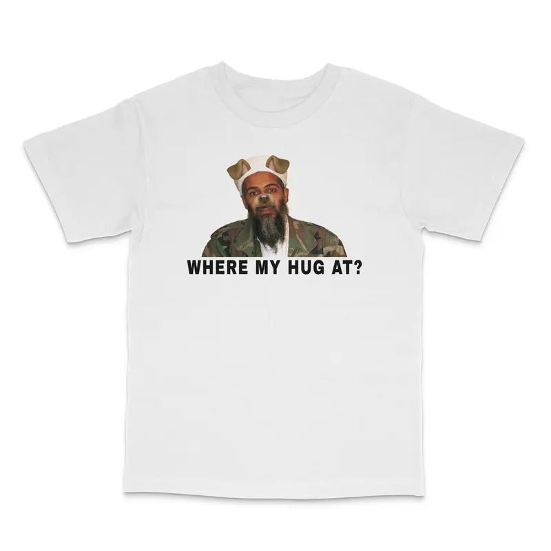 Where My Hug At Custom Printed T-Shirt Hoodie, Sweatshirt | HypeDripTees.com