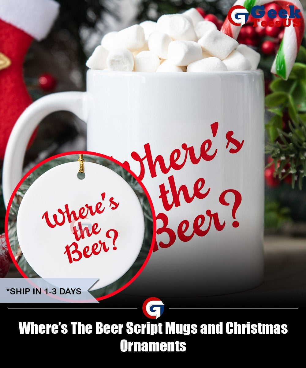 Where’s The Beer Script shirt