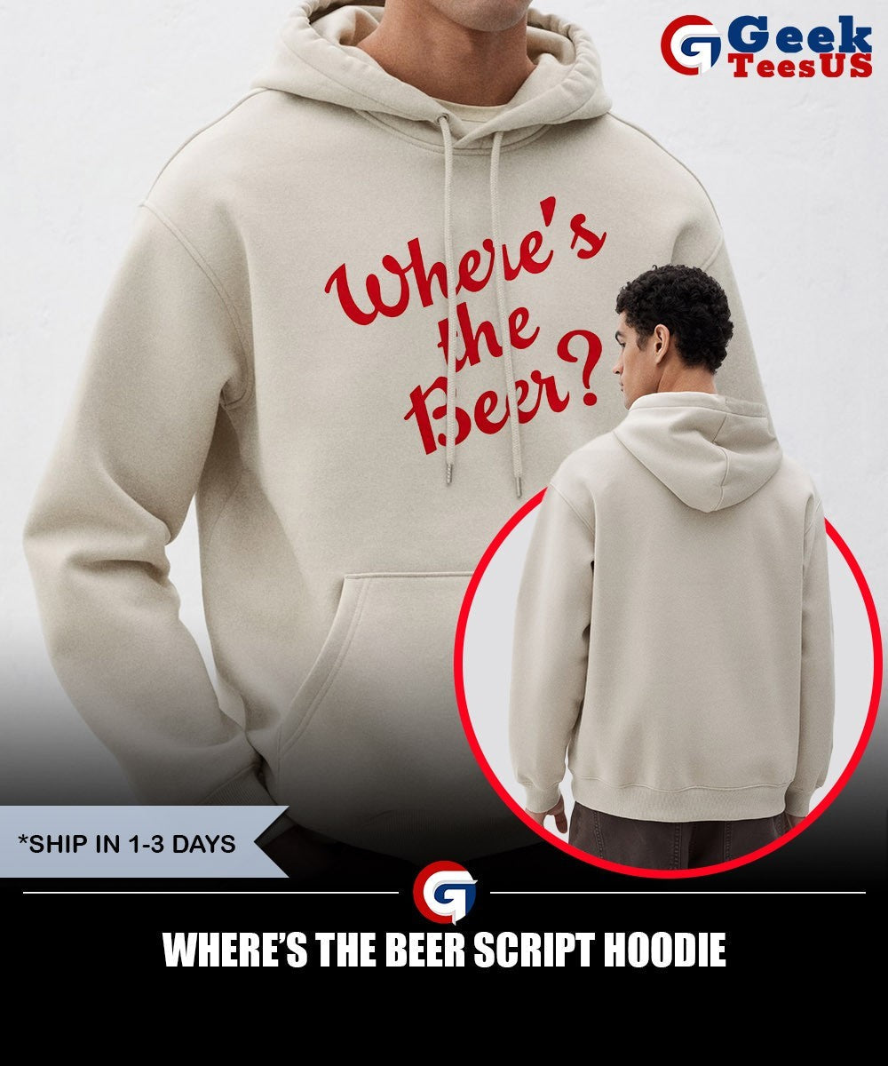 Where’s The Beer Script shirt