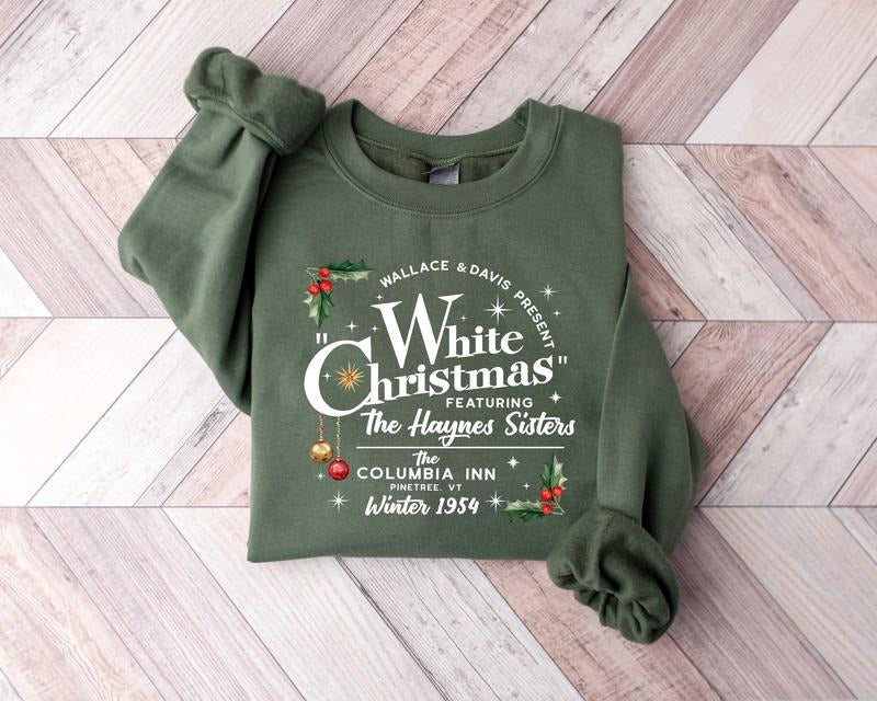 White Christmas Movie Shirt, Christmas Holiday Shirt, White Christmas Movie 1954 Shirt, Christmas Shirt, Wallace And...