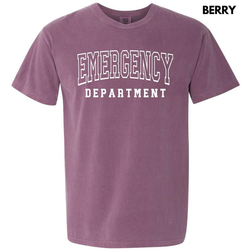 White Emergency Dept Comfort Colors T-Shirt 'NLB' Hoodie, Sweatshirt | HypeDripTees.com