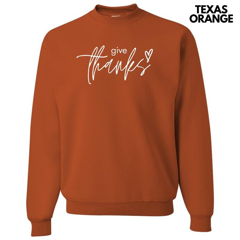 White Give Thanks Sweatshirt 'NLB' T-Shirts, Hoodie | HypeDripTees.com