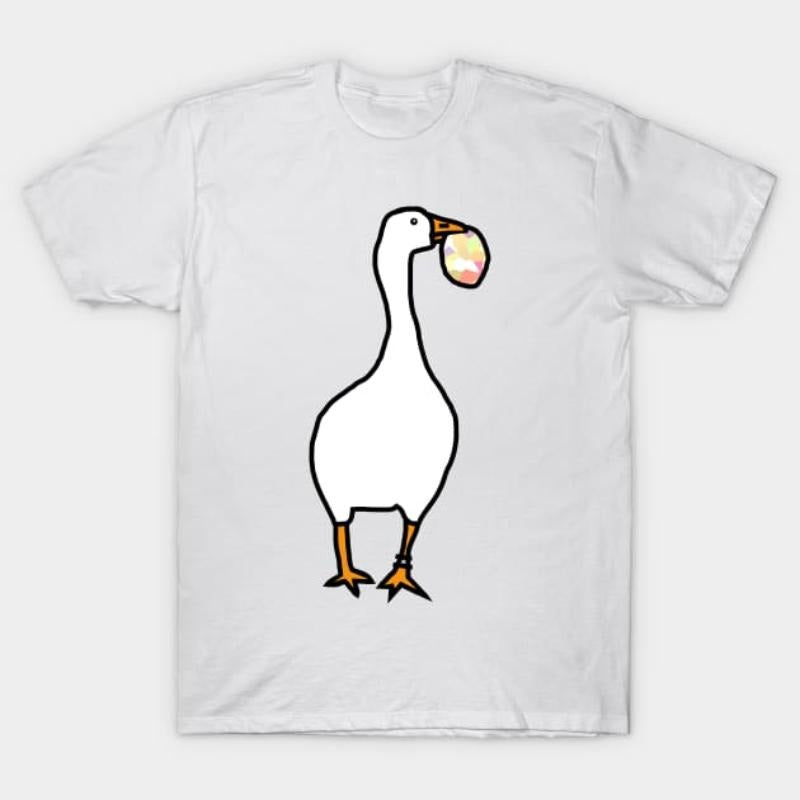 White Goose Steals Easter Egg T-Shirt Hoodie, Sweatshirt | HypeDripTees.com