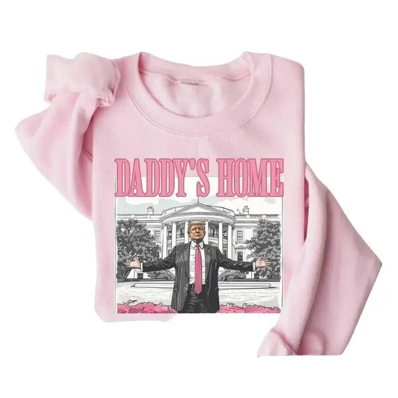 White House Trum 2024 Sweatshirt, Republican Sweatshirt, Political Shirt, Funny,Sweatshirt Unisex Crewneck Hoodie