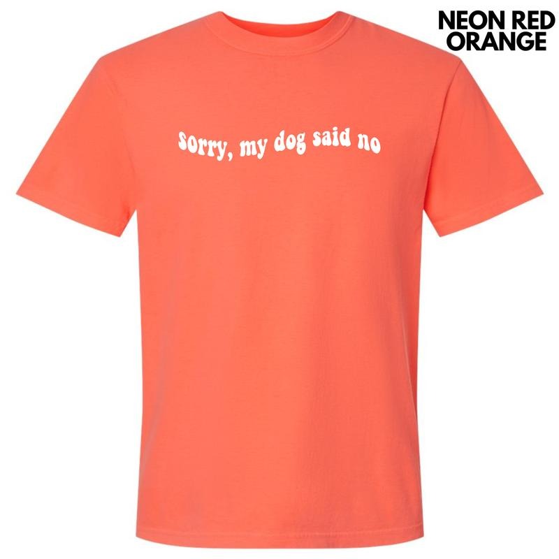 White My Dog Said No Comfort Colors T-Shirt 'NLB' Hoodie, Sweatshirt | HypeDripTees.com
