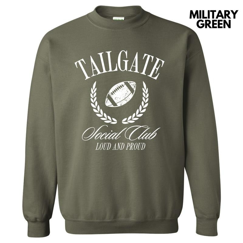 White Tailgate Social Club Sweatshirt 'NLB' T-Shirts, Hoodie | HypeDripTees.com