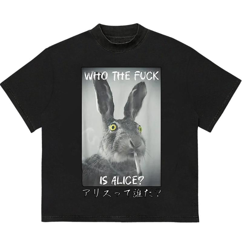 Who the Fck is Alice T-Shirt Customizable Graphic Relaxed Fit Stylish Gift for Her Hoodie, Sweatshirt | HypeDripTees.com