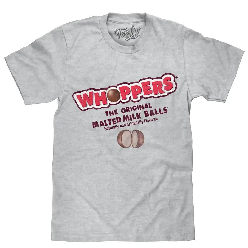 Whoppers The Original Malted Milk Ball T-Shirt - Athletic Heather Hoodie, Sweatshirt | HypeDripTees.com