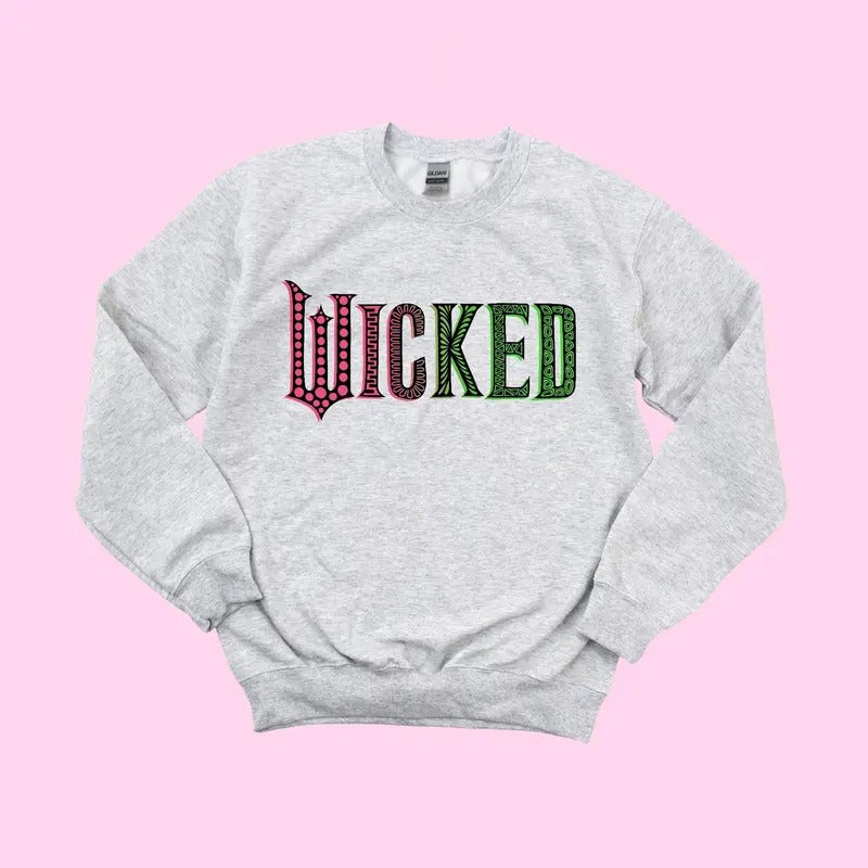 Wicked Crewneck Shirt, Wicked The Musical Costume, Wicked The Musical Gifts Hoodie, Sweatshirt | HypeDripTees.com