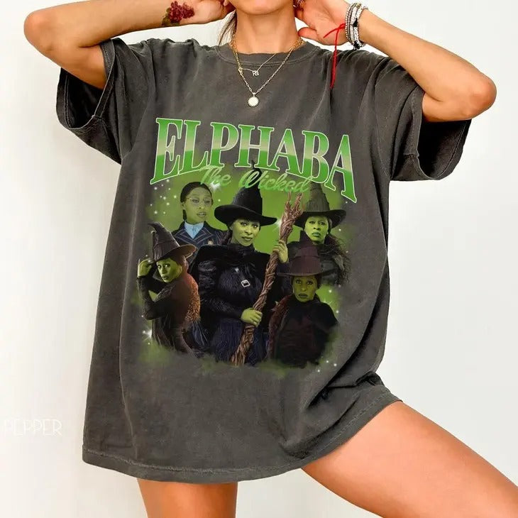 Wicked Elphaba Changed for Good T-shirt, Funny Bootleg Style Tee Gift For Men and Women Hoodie, Sweatshirt | HypeDripTees.com