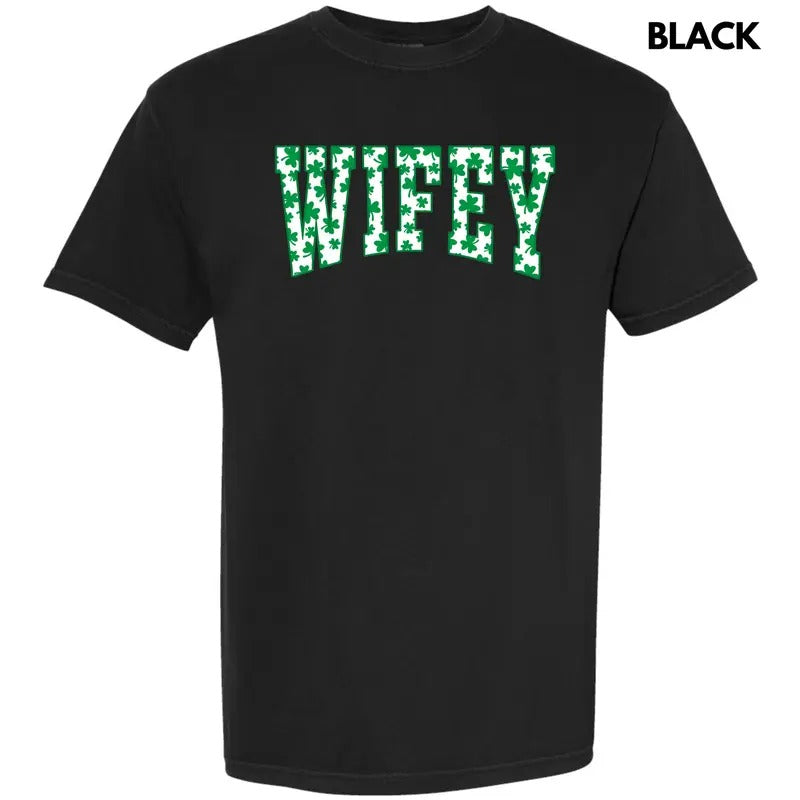 Wifey Clovers Comfort Colors T-Shirt 'NLB' Hoodie, Sweatshirt | HypeDripTees.com
