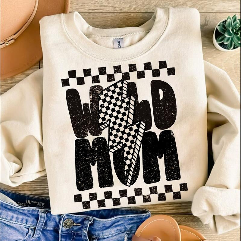 Wild Mom Shirt Shirt, Mothers Day Shirt, Mama Shirt Shirt, Gift For Mom Shirt, Mom Life Shirt, Family Trip Shirt, Retro...