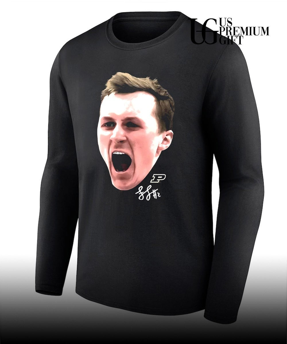 Will Berg Fletcher Loyer big face Purdue Boilermakers basketball shirt