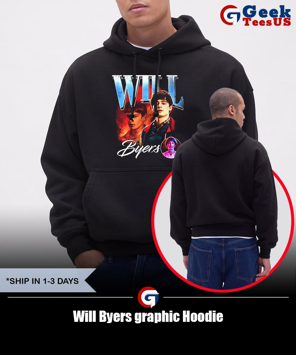 Will Byers graphic shirt