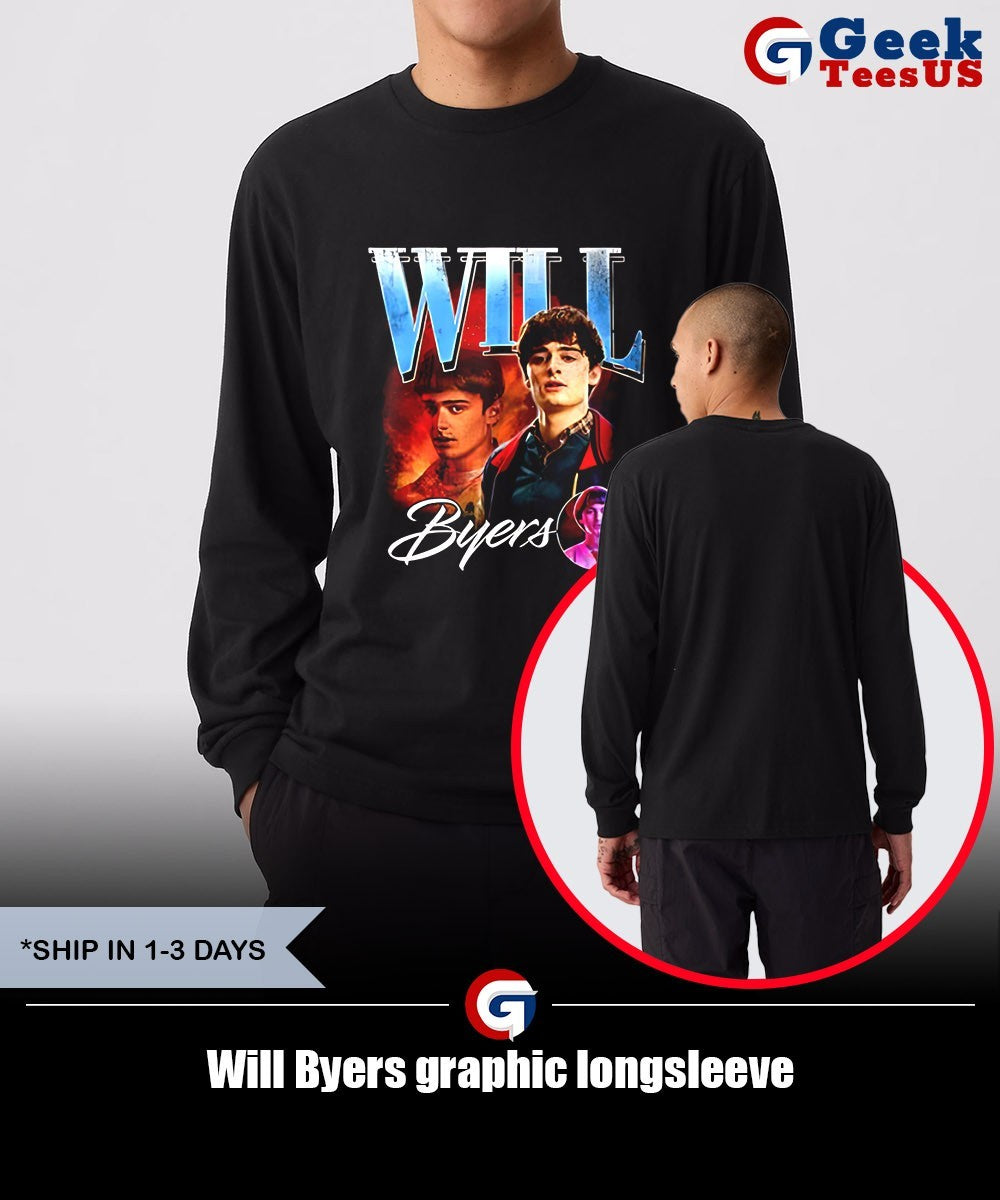 Will Byers graphic shirt