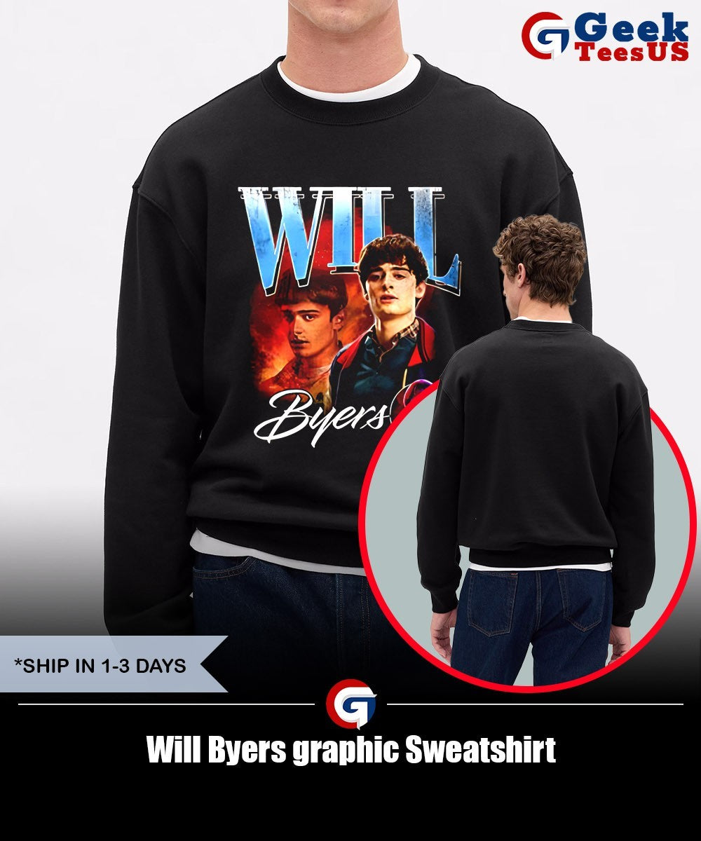 Will Byers graphic shirt