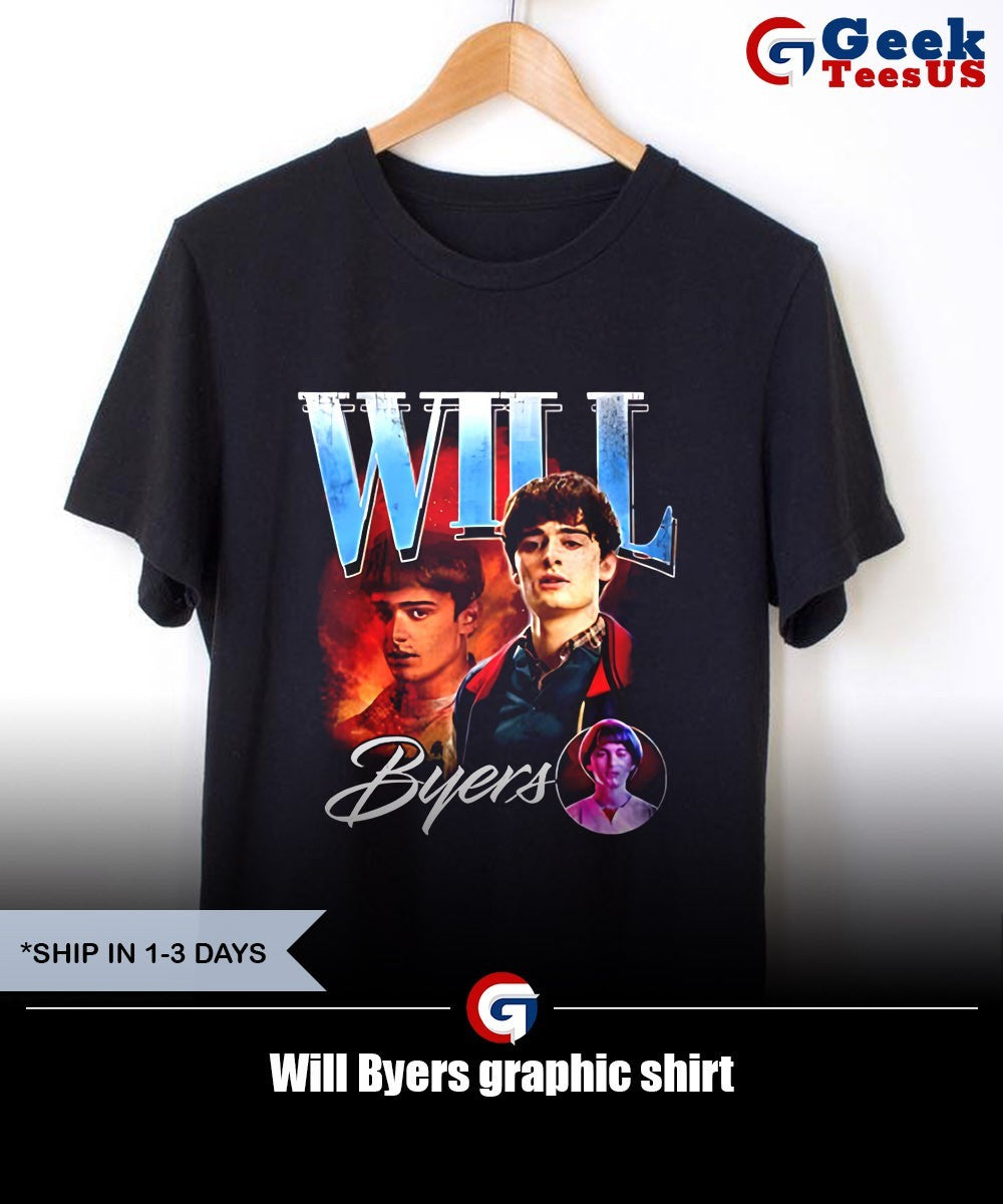 Will Byers graphic shirt