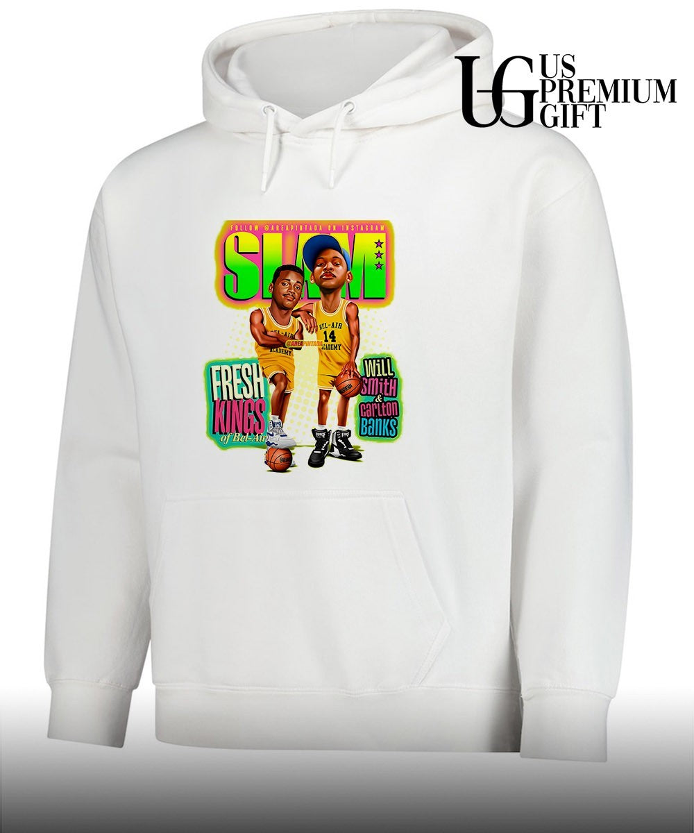 Will Smith and Carlton Banks The Fresh Prince of Bel-Air Slam shirt