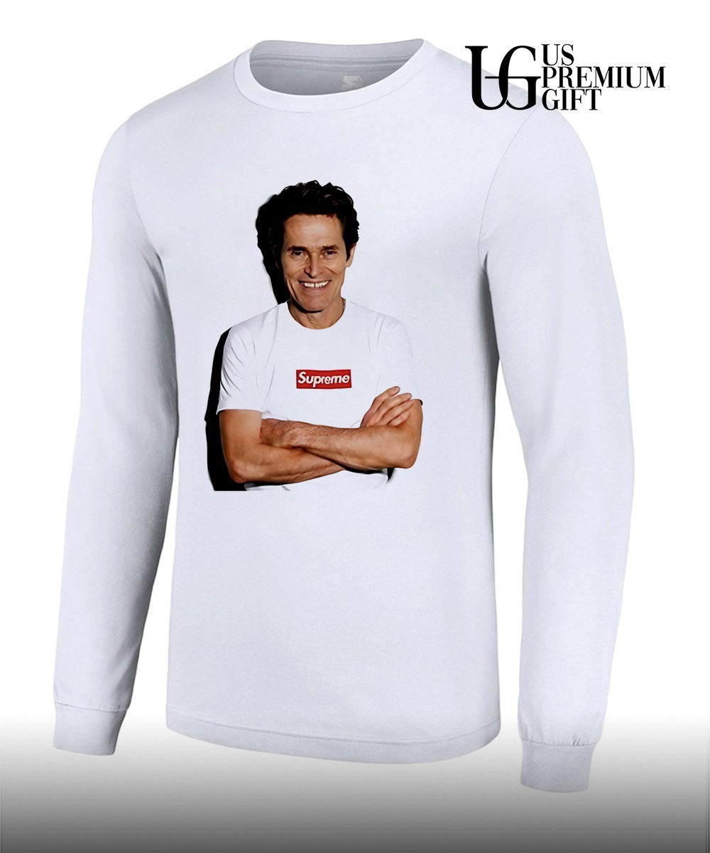 Willem Dafoe wearing Sup photo shirt