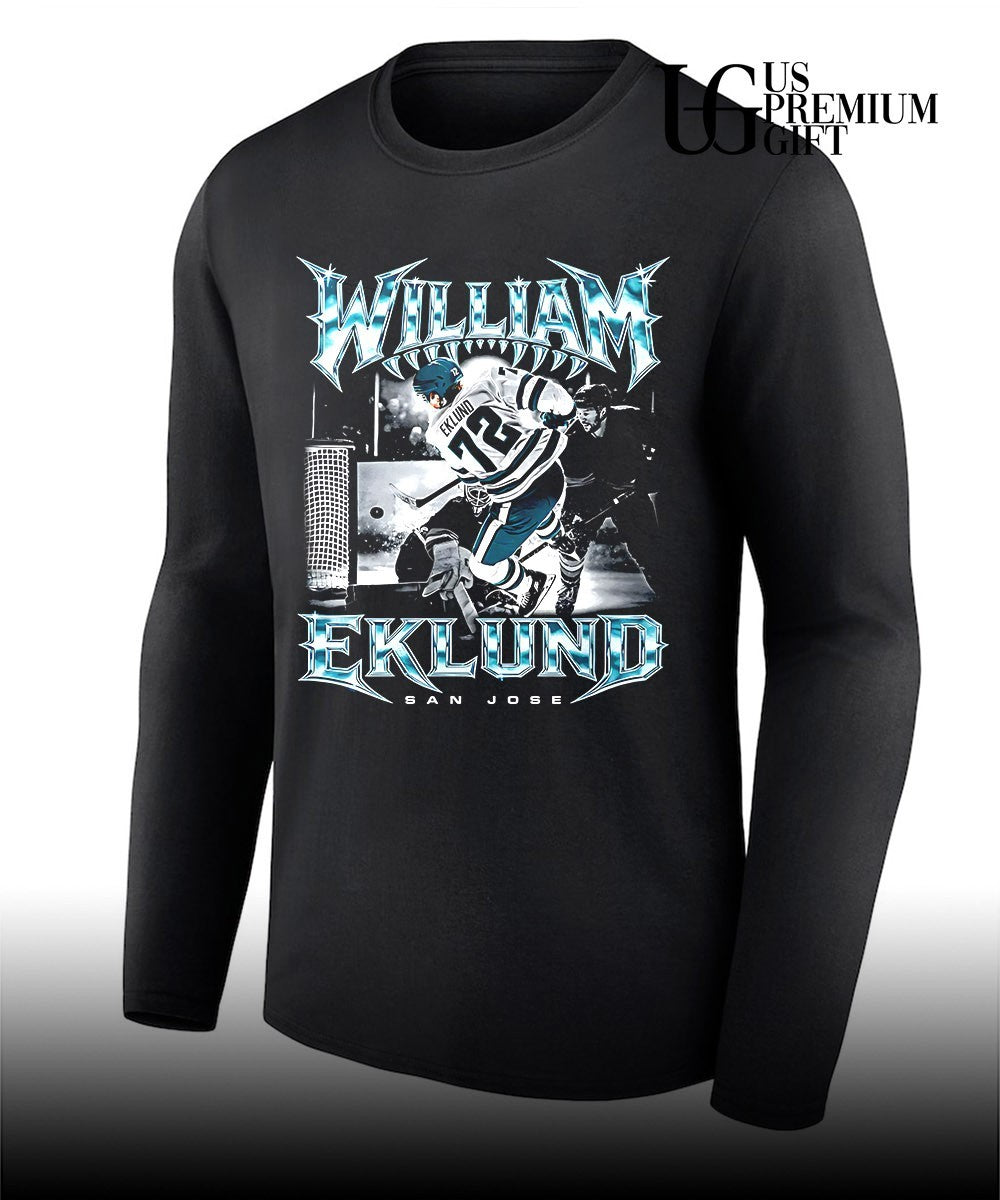 William Eklund San Jose Sharks Goal Of The Year signature graphic shirt