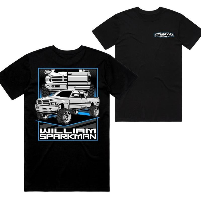 William Sparkman 2nd Gen T-shirt Graphic Truck Tee Stylish Car Merch For Automotive Enthusiasts Hoodie, Sweatshirt