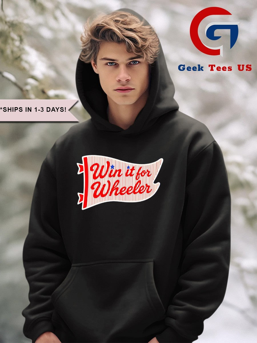 Win it for wheeler Philadelphia Phillies flag shirt