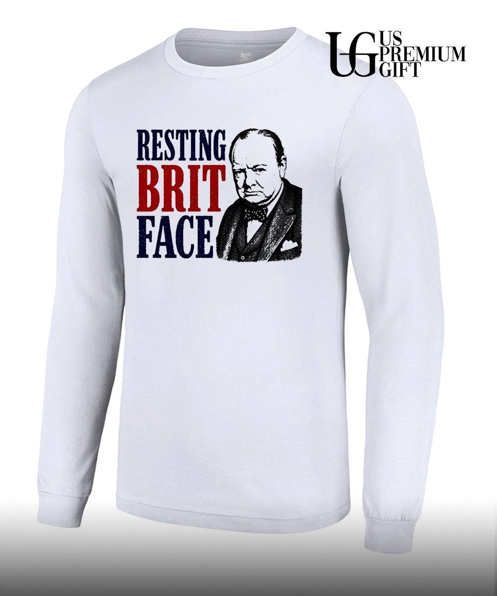 Winston Churchill Resting Brit Face shirt
