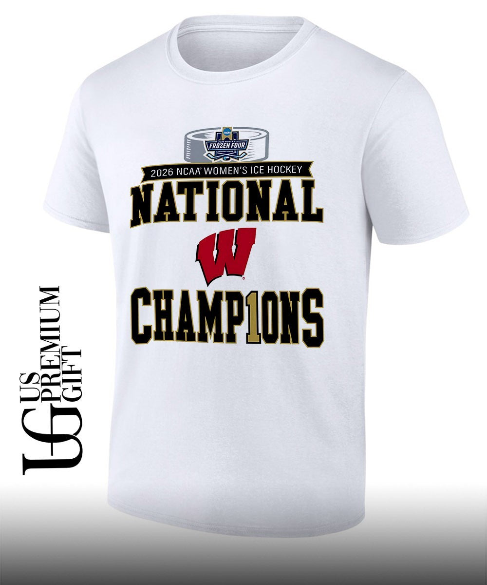 Wisconsin Badgers 2026 NCAA Frozen Four Women’s Ice Hockey National Champions Locker Room shirt