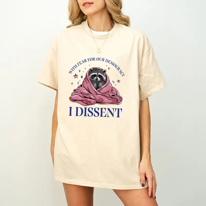 With Fear for Our Democracy I Dissent,Democracy Shirt,Justice Shirt,Activist Shirt Hoodie, Sweatshirt | HypeDripTees.com