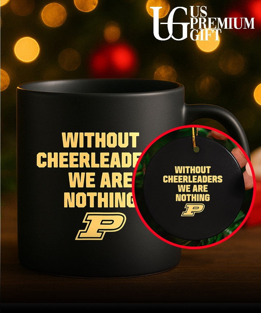 Without cheerleaders we are nothing Purdue Boilermakers logo shirt
