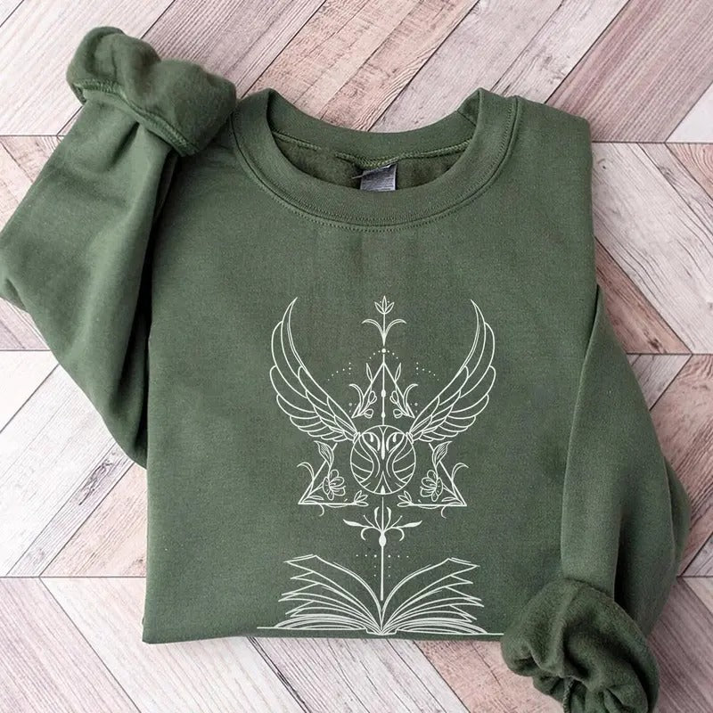 Wizard Sweatshirt, Wizard Gift for Book Lovers, Cozy Bookish sweater, Perfect Wizard School Inspired Gift, Bookish...