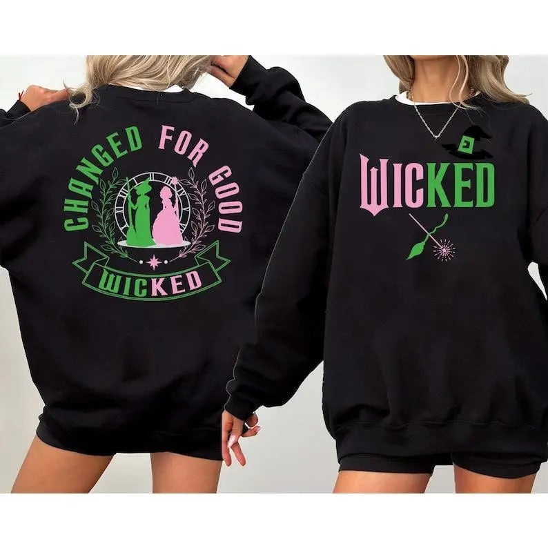 Wizard of Oz shirt Broomstick Shirt, Wizard of Oz Sweatshirt, Hoodie T-Shirt, Changed For Good Sweater, Wicked Defy...