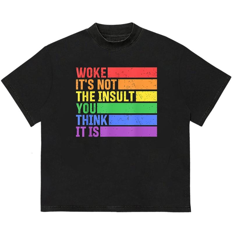 Woke Its Not The Insult You Think It Is T-Shirt Great for On-the-Go Looks Hoodie, Sweatshirt | HypeDripTees.com