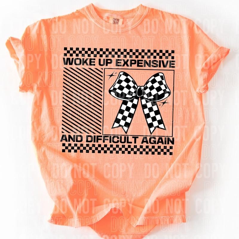 Woke Up Expensive DTF Transfers - THIS IS NOT A SHIRT Hoodie, Sweatshirt | HypeDripTees.com