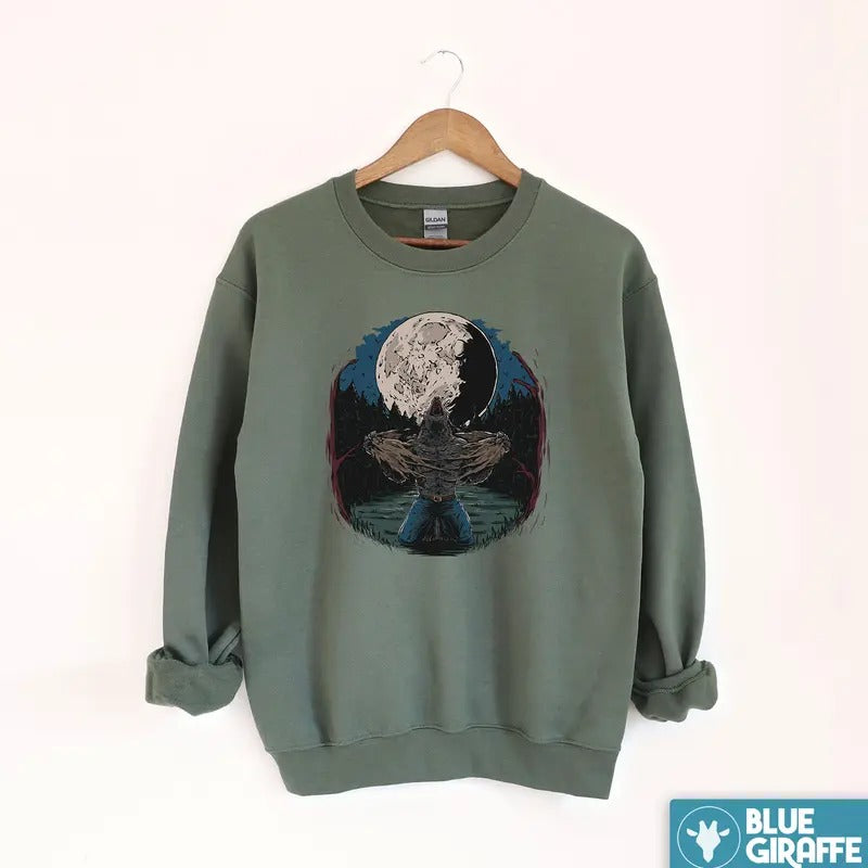 Wolf Tearing Shirt Sweatshirt, Alpha Crewneck Sweatshirt Hoodie | HypeDripTees.com