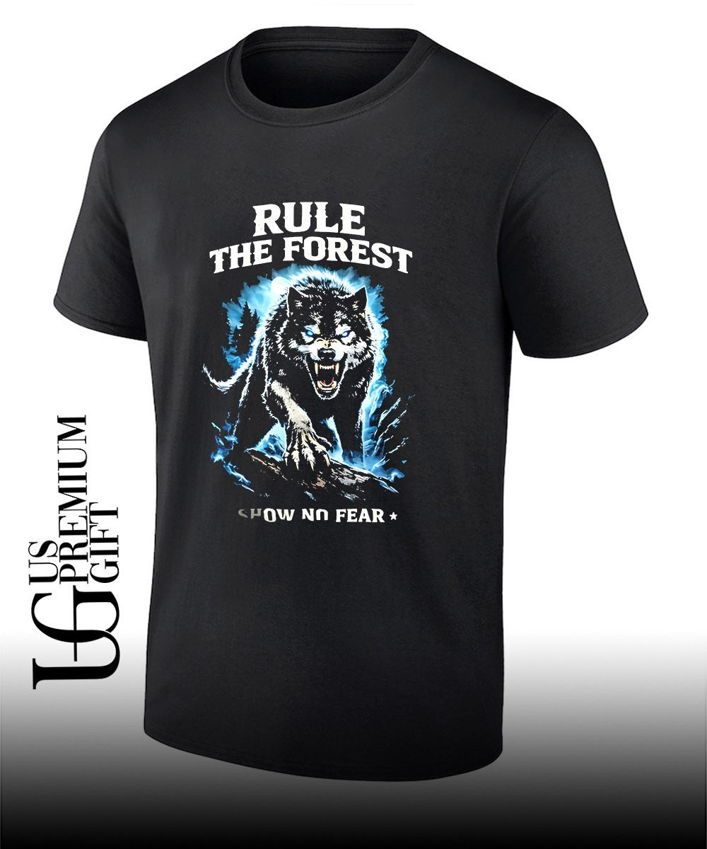 Wolf rule the forest show no fear shirt