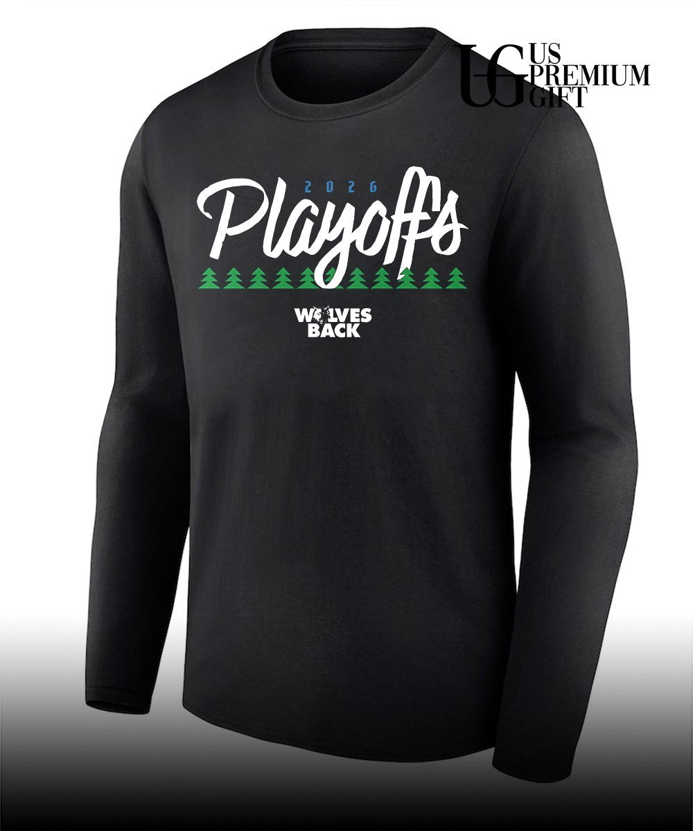 Wolves Back Minnesota Timberwolves NBA Playoffs 2026 shirt