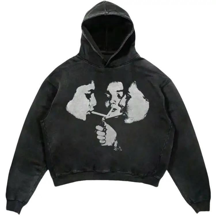 Men's Vintage Cigarette Graphic Hoodie/Sweatshirt(No Hood)/T-Shirt, For Men/Women